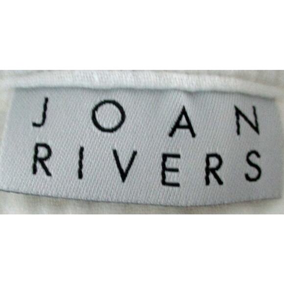 Joan Rivers Women's White Gauze Long Sleeve Button Blouse With Tank Top Size L. - Picture 11 of 14